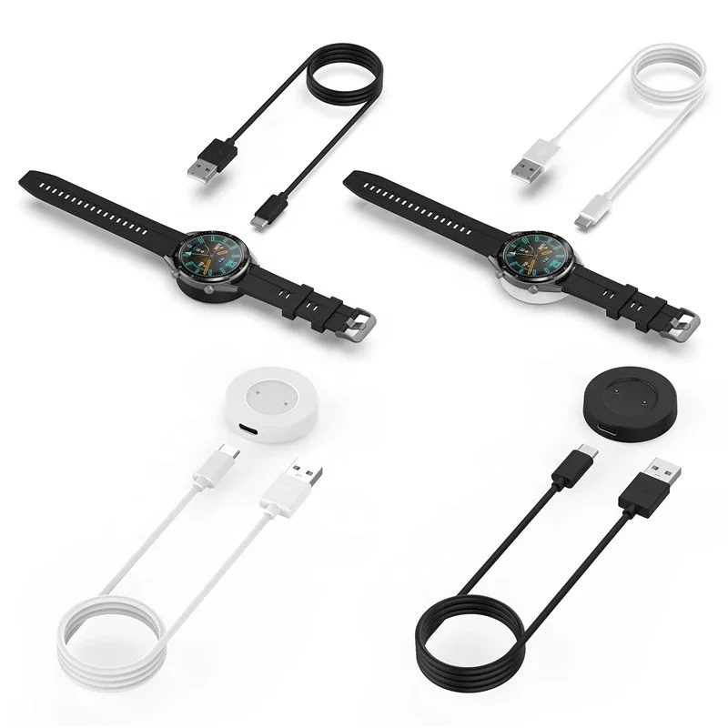 For Huawei Watch GT / GT2 Portable Wireless USB Cable Charging Dock Stand Power Magnetic Watch Charger for Honor GT 2 Glass Film