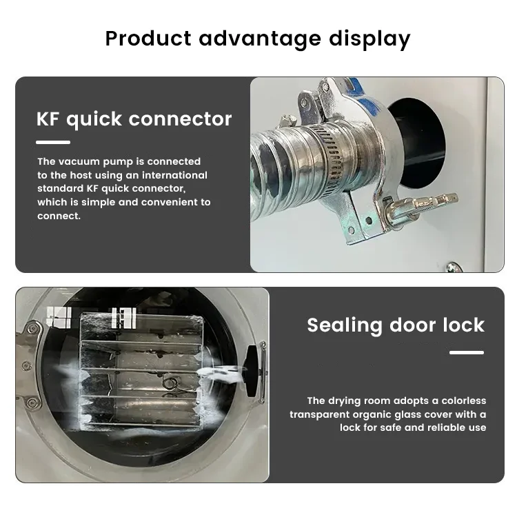 Large capacity industrial vacuum food freeze dryer for fruits vegetables