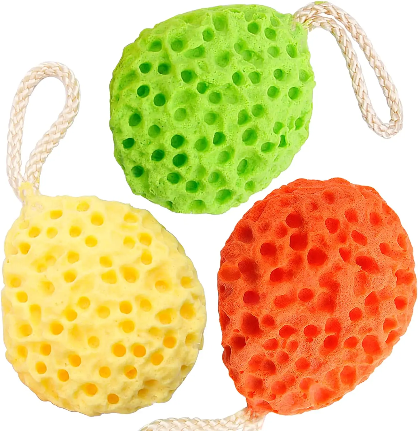 Super September Baby Bath Sponge Natural Sponge for Baby Bath Shower Soft and Durable Body Sponge