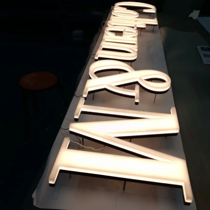  Акриловая передняя и полубоковая подсветка для письма lightig