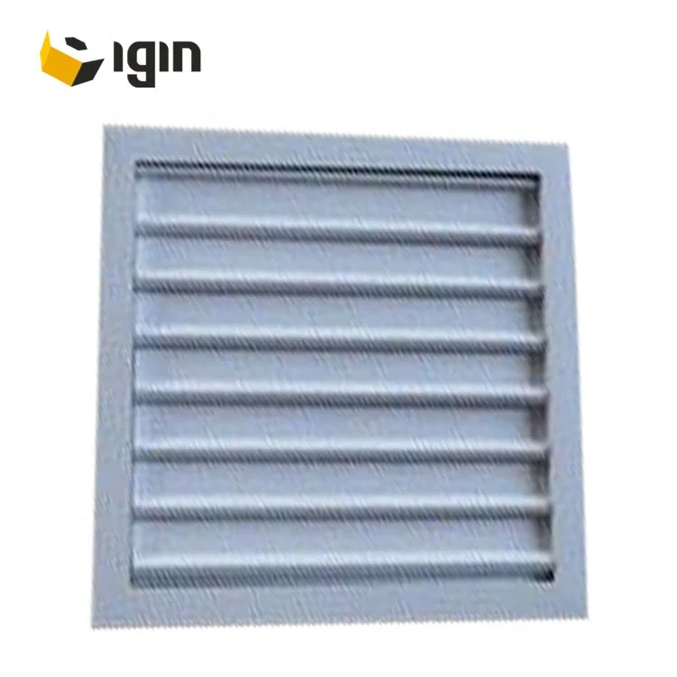 
High Quality Architectural Exterior Ventilation Aluminium Profile Facade Louvers 