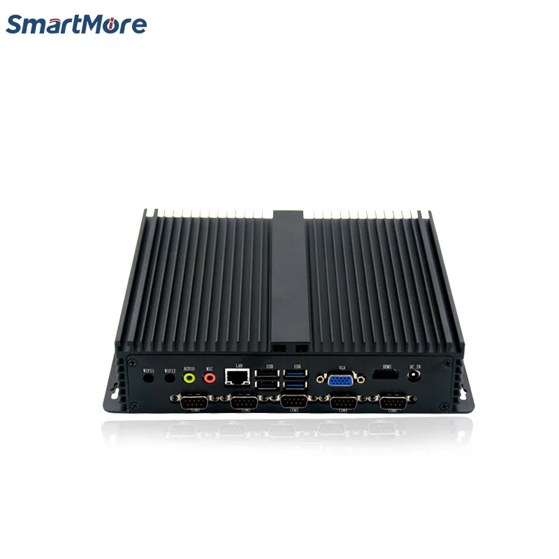 SmartMore OEM панель прочный край встроенный мини Itx Win геймерский корпус без вентилятора Промышленный ПК Мини