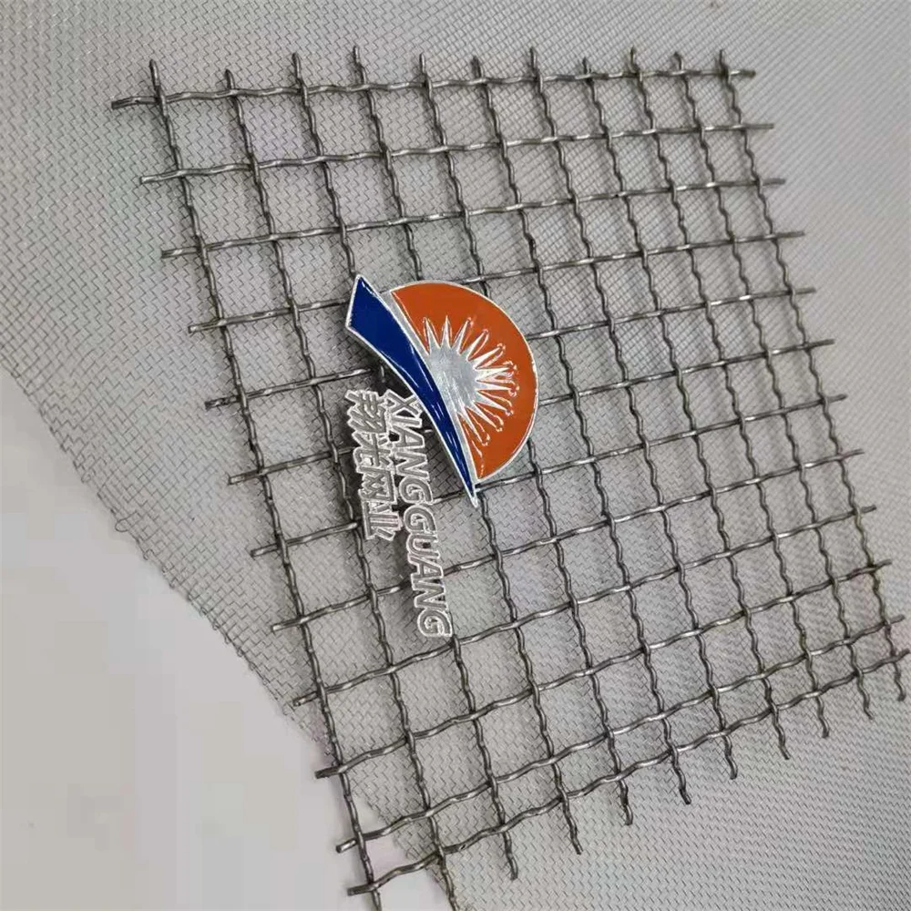 High quality 65mn steel iron wire woven quarry rock crimped wire mesh screen