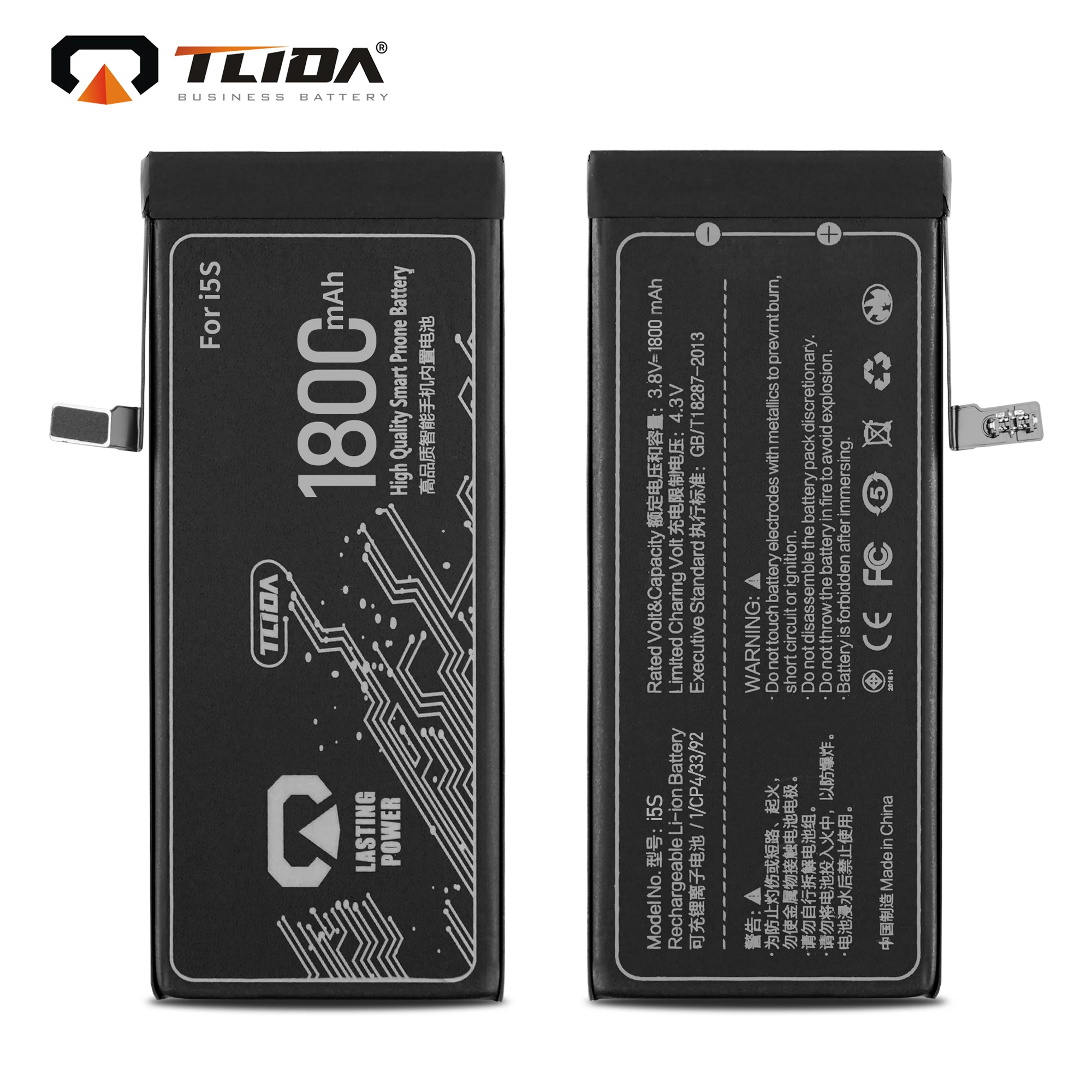 1800 мА/ч Gb/t 18287-2013 мобильный аккумулятор для Iphone 5S