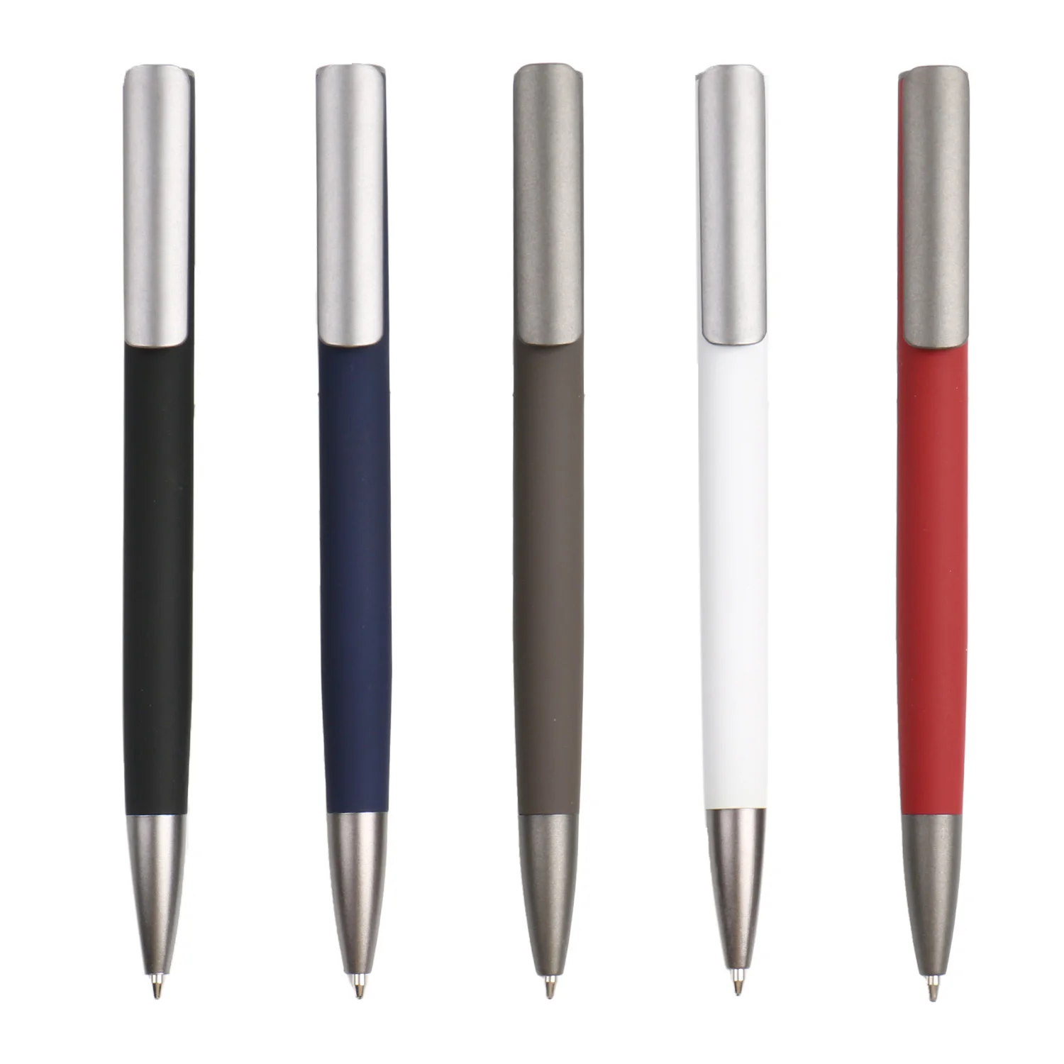 Business Advertising Ball Pen Custom Promotions Metal Ballpoint Pen Customized Logo Aluminum Ball Pen