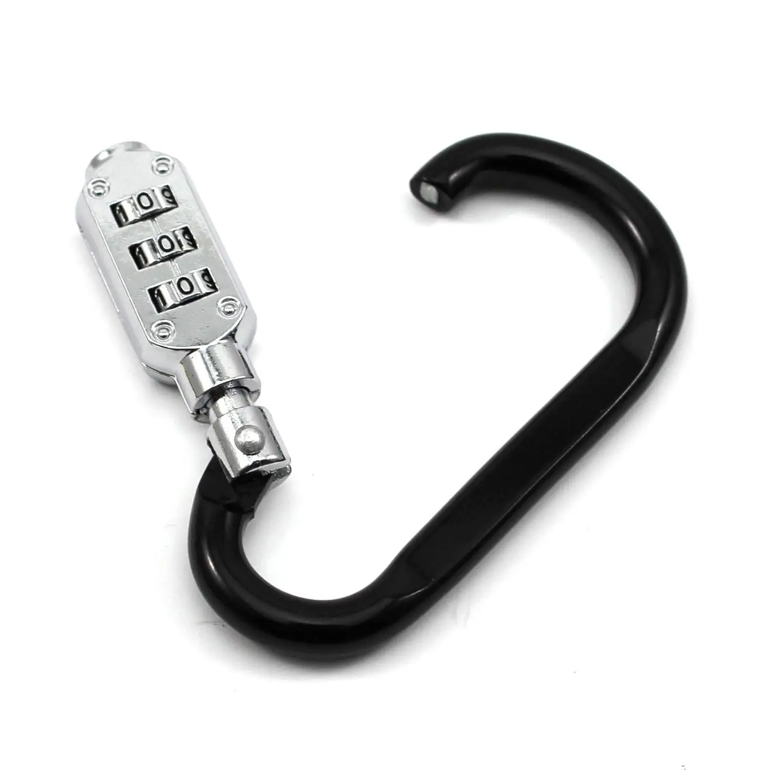 Newly Designed Aluminum Alloy with Combination Lock Pet Leash Dog Buckle Prevents Dog Loss Safety Locking Buckle