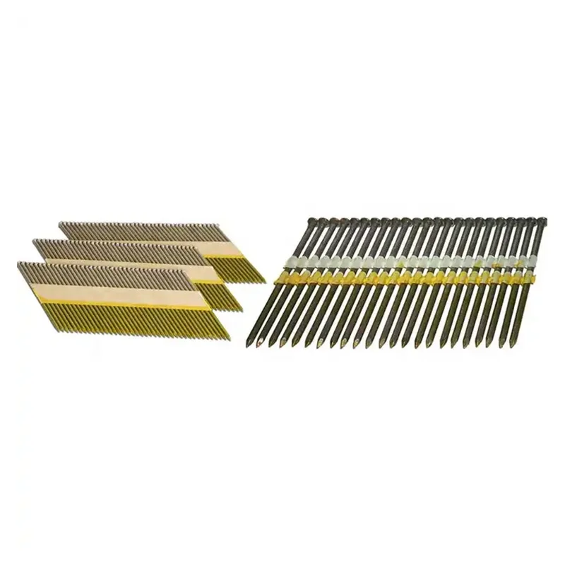 Bright Finish,Hot Dip Galvanized (HDG),Electro Galvanized (EG),Stainless Steel (SS).34 Degree Paper Strip Nails