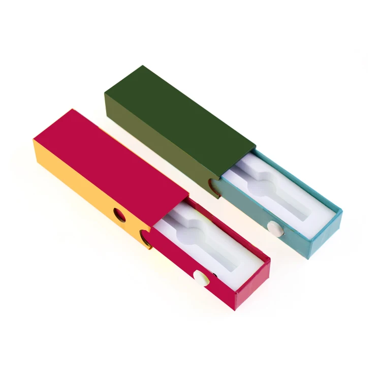 Custom Certified CR Paper Slide Box Display Window,Pre Smell Child Resistant Paper Box CR Containers Paper Packaging Box Drawer