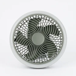 Upgraded large pse battery Table fan camping fan with LED light sea side portable fan