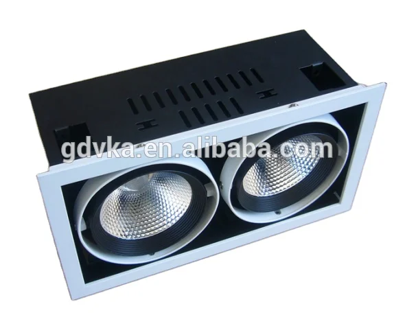 High Power Led Ar111 Spotlight 30w Electric Grill Light Recessed Double head Spot light QR111 G53