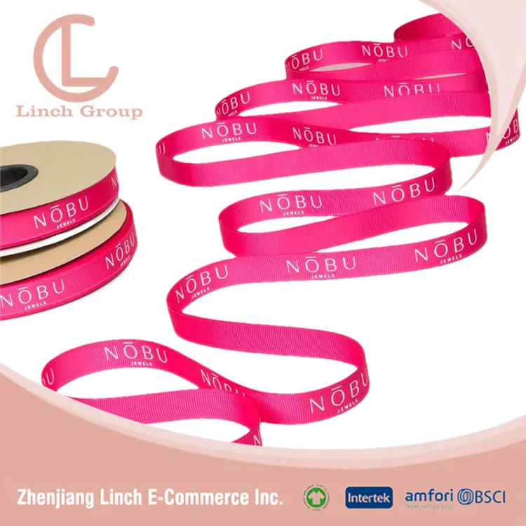 LC-DR067 оптовый заказ 40 мм атласная ribbon100 % полиэстера с одиночными шопкинами белый bold