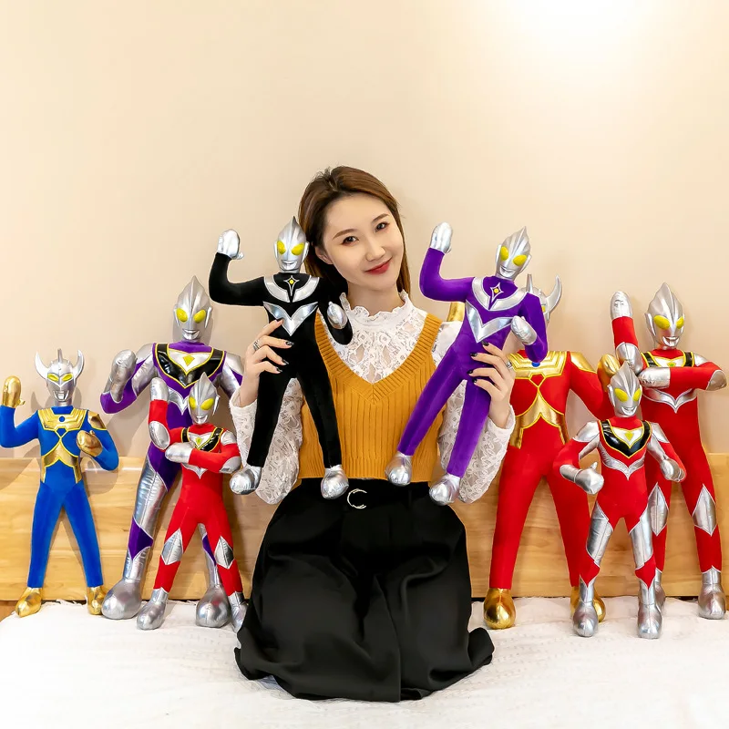 Плюшевая игрушка Ultraman плюшевая кукла Altman суперчеловеческие плюшевые игрушки оптовая продажа мультяшных кукол супергероев для детей