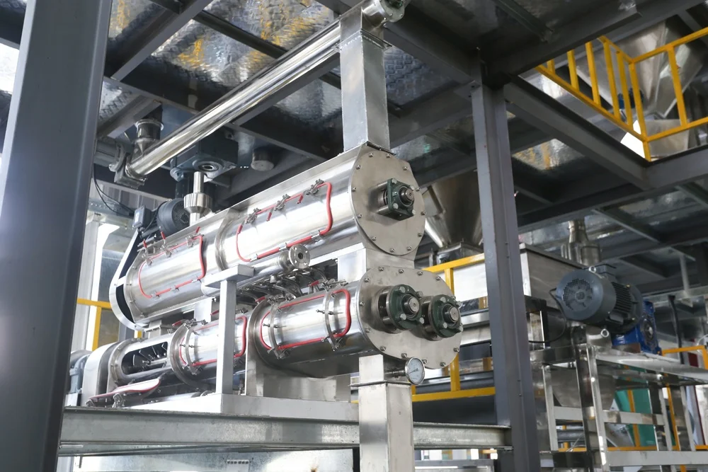 Factory sell 1500kg-2000kg/h automatic Wet and semi wet Pet dog cat food production line