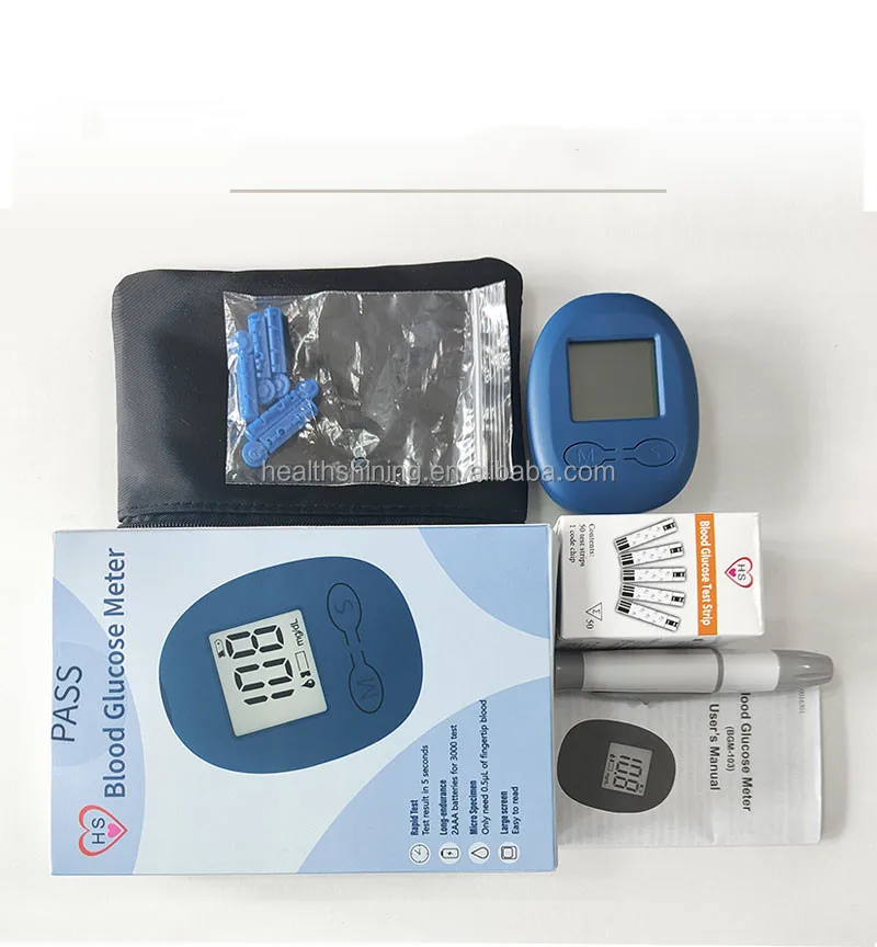 Household Medical Quick Testing Product Glucose Monitoring System Glucometer 40-600 mg/dL(2-33.3 mmol/L) CGM Blood Glucose Meter