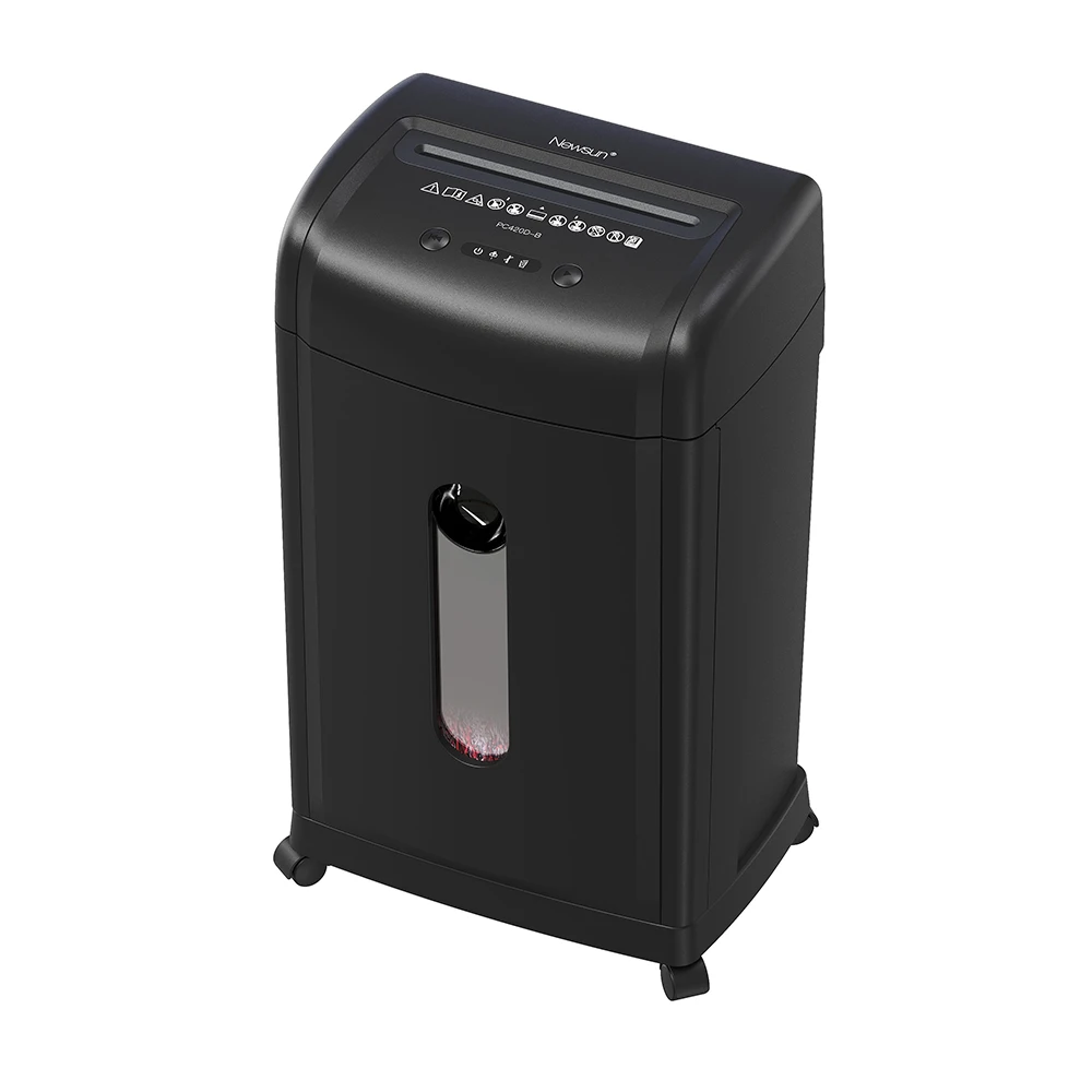 P4 18 Sheets Cross Cut Paper Shredder 30 Liter Pull-out Bin,Silent 56dB,30 Mins Shredding Time,LED Indication,Hot Selling