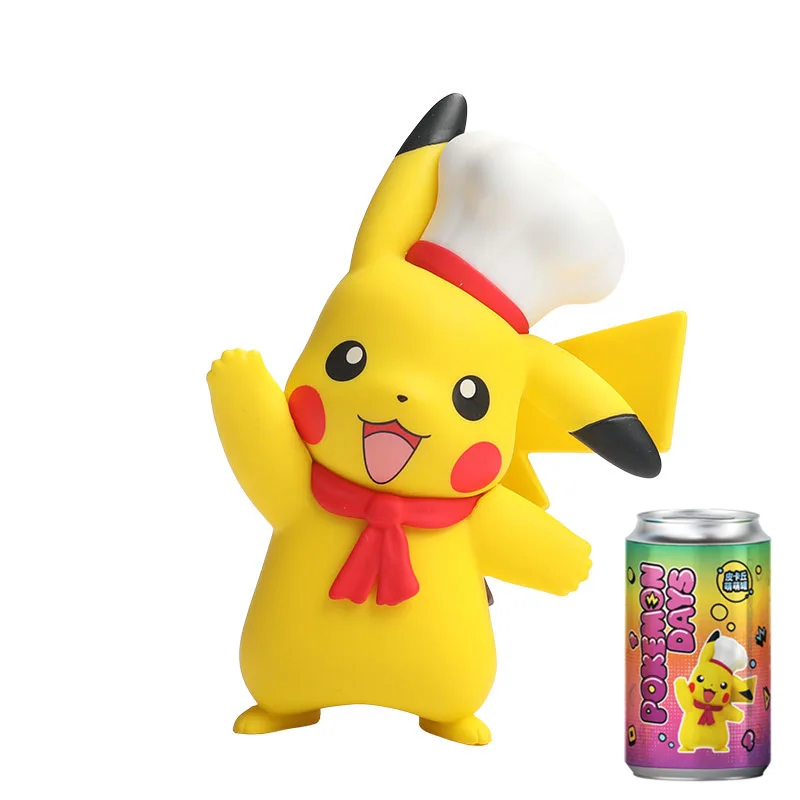 Hot Selling Can Pokemoned Boxes Anime Pokemoned Pika Anime Heart Pokemoned Picachu Action Figures Kids Boys Girls Toys