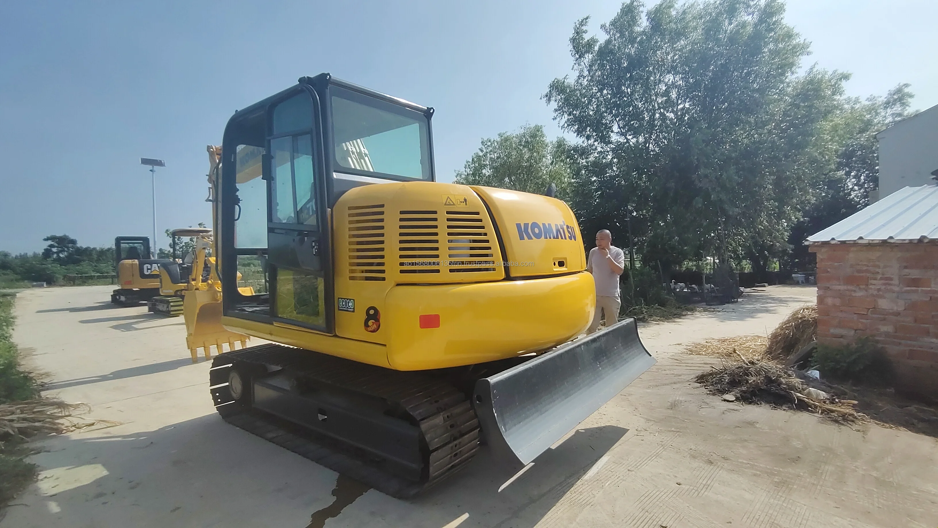 100% original Japan imported used komatsu pc 70-8 excavator second hand /CAT 306D 313D/SANY 75 95/Volvo 140 210 240