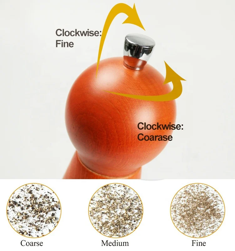 
Spice salt and pepper Mill Grinders wood 