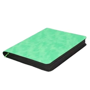 Big 4 Pockets Topload Binders 112Card  Pu Leather Anime Toploader Card Binder Toploadesr Binder