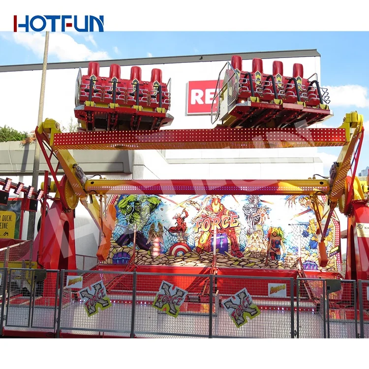Importing Theme Park Games Amusement Park Rides Extreme Trade Manufacturer Attraction Manege Top Spin Ride From China