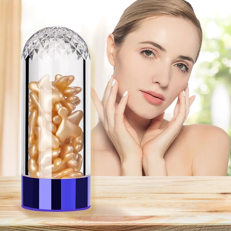 100% Natural Vegan Firming Nourishing Face Skin Care Essential Oil Anti-aging Repair Capsule Serum