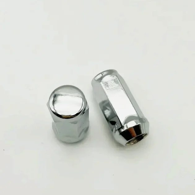 Wholesale Custom Locking Flat Lug Nuts For Car Wheel M12 * 1.25 M12 * 1.5 Chrome Plated Carbon Steel Titanium Lug Wheel Nut