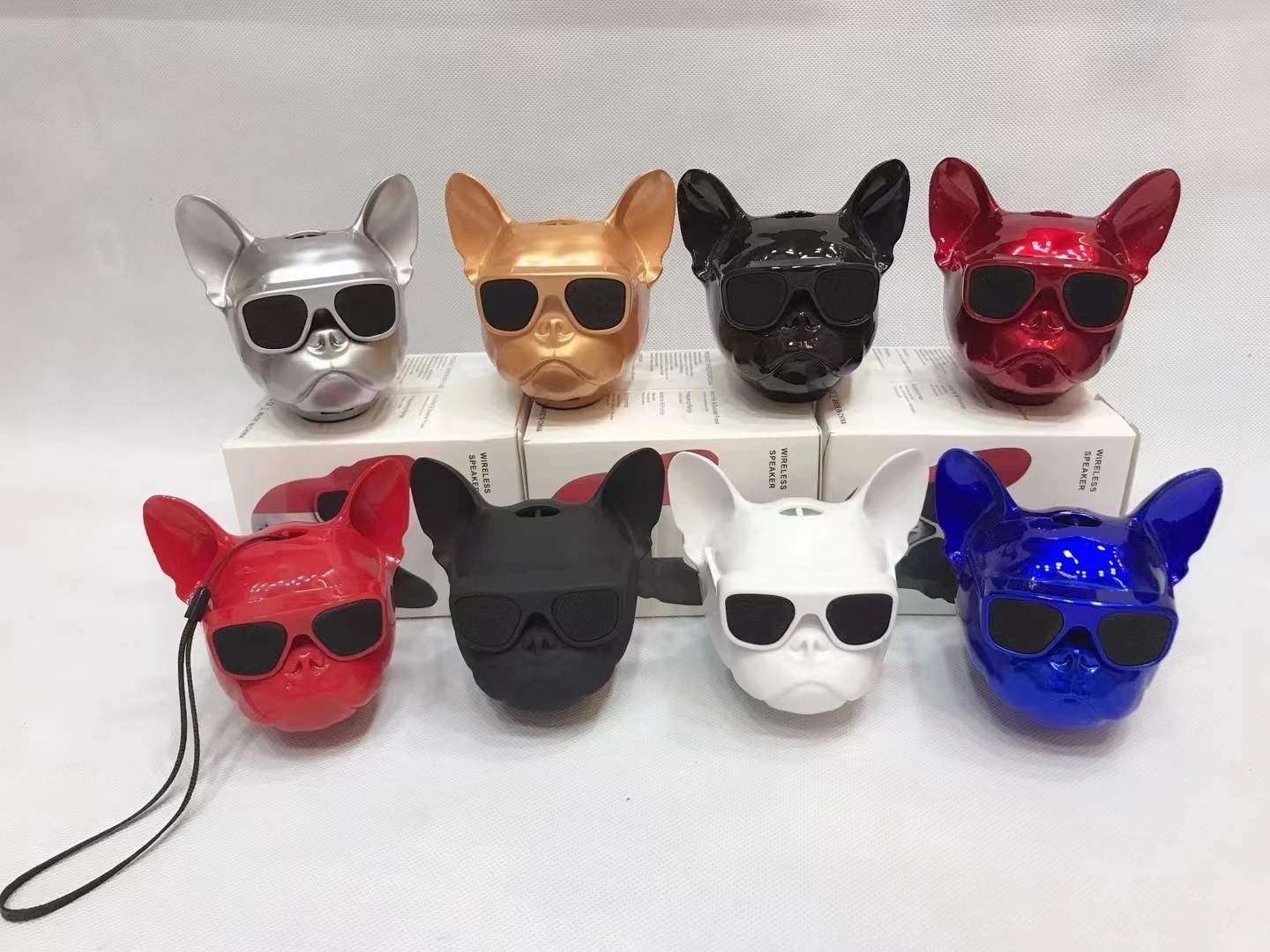 TIANHUA US scotch terrier bull dog shape bluetooths speaker wireless