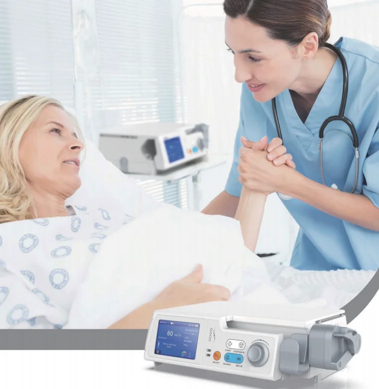 MT MEDICAL Cheap Price CE Color LCD Touch Screen PCA Controlled Target Infusion Pet Veterinary Infusion Pump