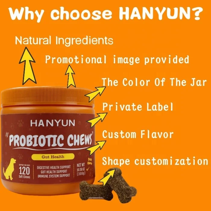 High Quality Probiotics Soft Chews Immunity &amp -  Health Soft Chews Pet Supplements To Increase Appetite