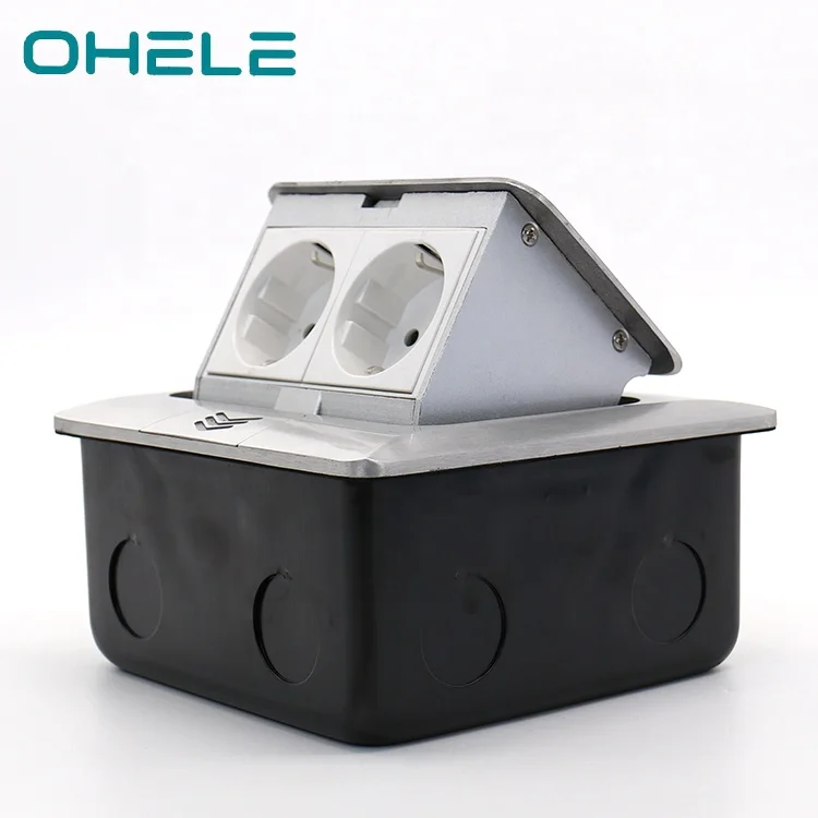 В европейском стиле из водонепроницаемого материала на всплывающий Тип Пол Сокете розетка электрические розетки