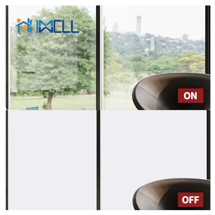 Electric Smart Glass Control Tint Living Room Gym Hospital Decorations Versatile Smart Glass Smart Home