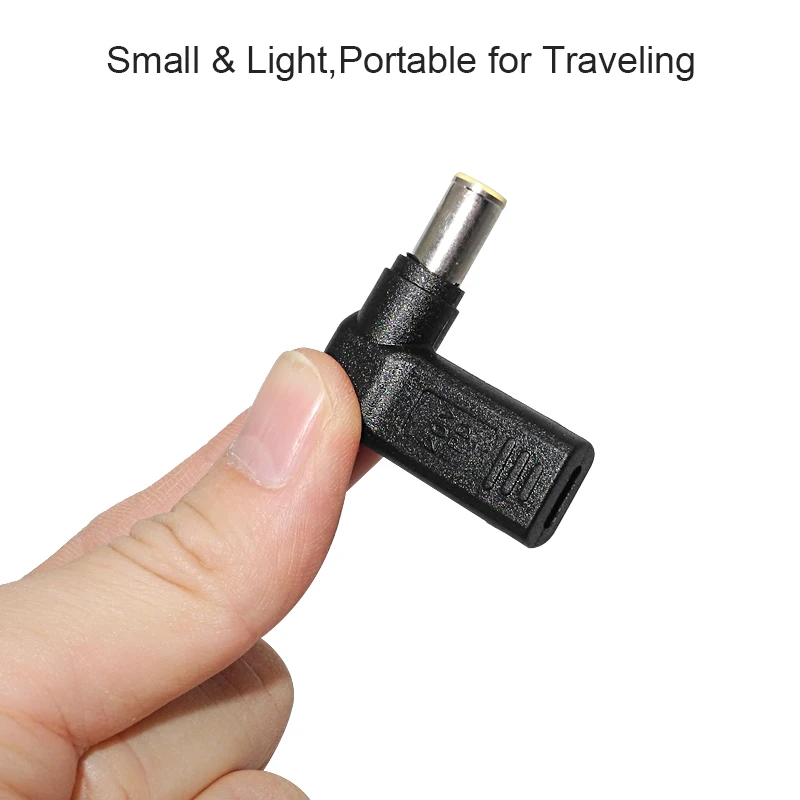 Laptop Power Adapter Connector Dc Plug USB Type C Female to Universal Male Jack Converter for Hp Dell Asus Acer Lenovo Notebook