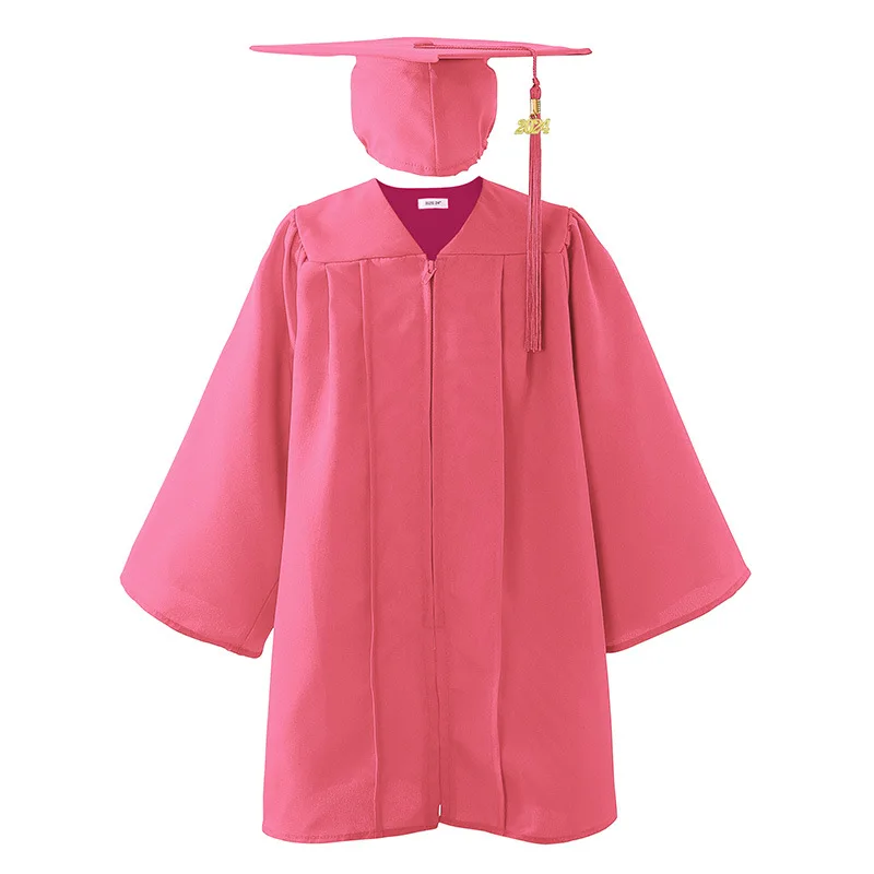 Manufacturers kids children bachelor uniform wholesale graduation gowns with caps