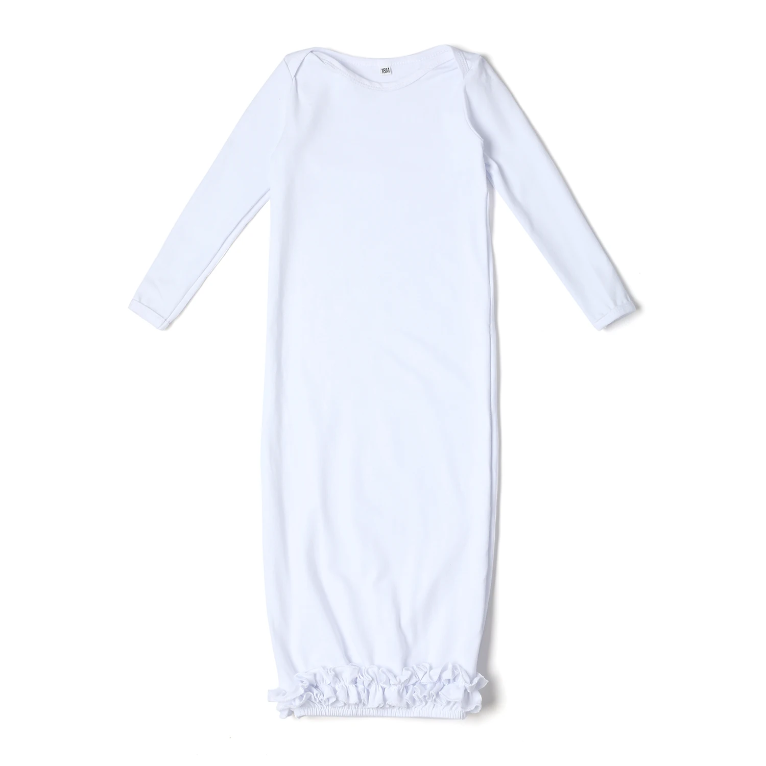 monogram wholesale long sleeve lace baby clothes winter pajama girls dresses red nightgown