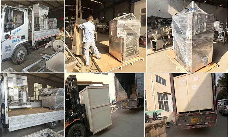 100 kg per Batch Fish Chicken Bacon Meat Sausage Smoke Oven Smokehouse Machine