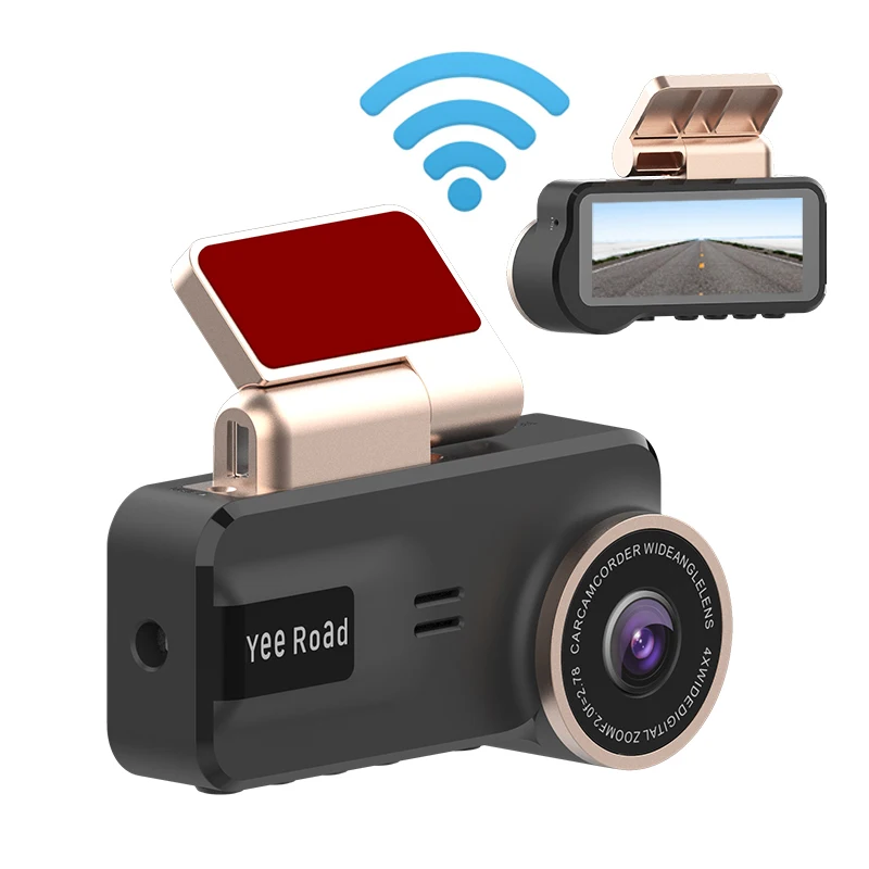 dash cam with app wifi 360 car vehicle camera camara de seguridad para carro dashcam front and rear wireless driving recorder