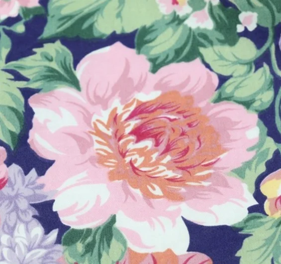 Big floral print cotton printed fabric 1.6 meter wide for bedding