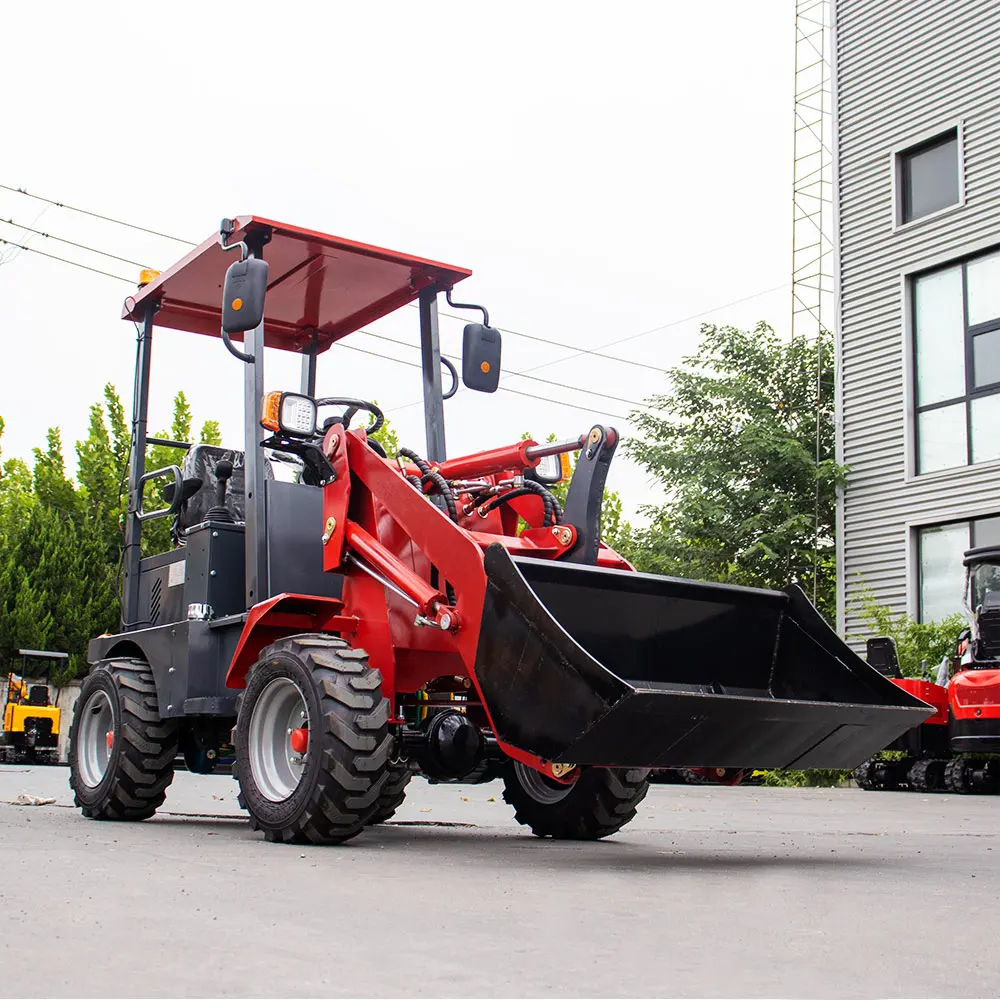 Small Telescopic Wheel Loader Electric Customizable Skid Steer Loader with Bucket Competitive Price Electric Front Loader