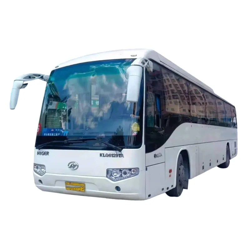 Used Higer Bus Second Hand Luxury Coach Bus for Africa 53 Passenger Seaters Model LCK6129