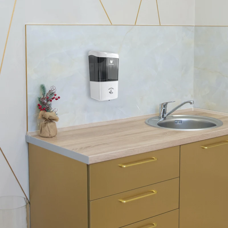 CD PANG touchless soap dispenser 600ml wall soap dispenser automatic refill induction soap dispenser