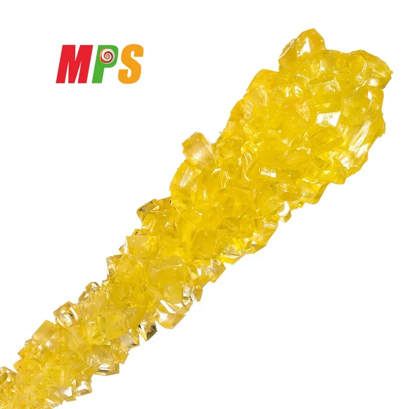 Factory Custom Homemade Assorted Colors Sour Sweet Rock Candy Sugar Sticks Indiv Wrapped - Pink, Light Blue, Lavender