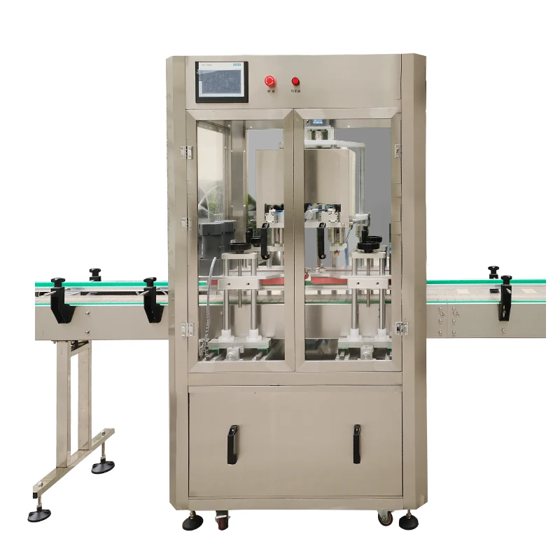 Feeder Conveyor Blet  Automatic Gravity Negative Pressure Glass Plastic Bottle Full Production Line Perfume Filling Machine