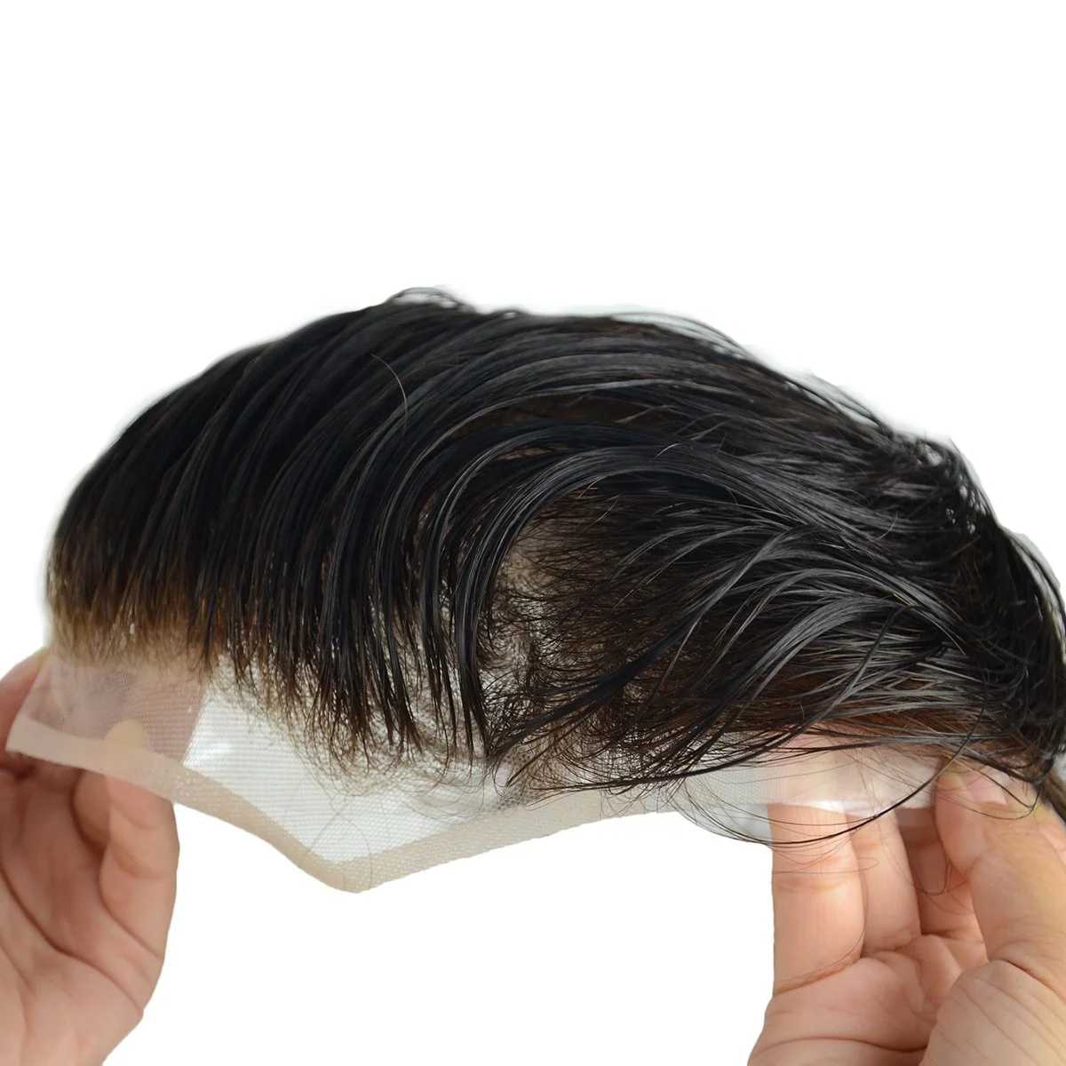 
Full lace natural Men hair style nonsurgical hair replacement 