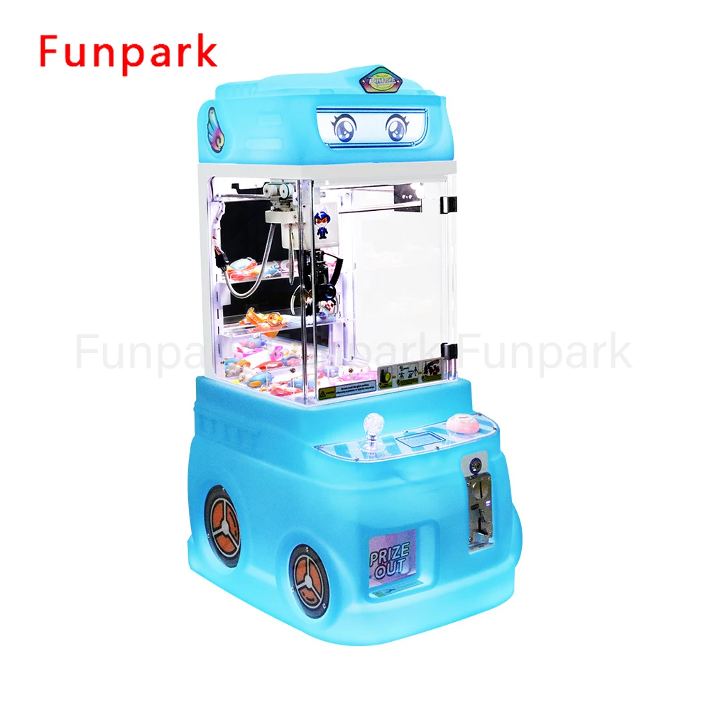 Funpark High-Quality 220V Mini Claw Crane Arcade Machine Coin Operated Plush & Metal Games for Amusement Game Center