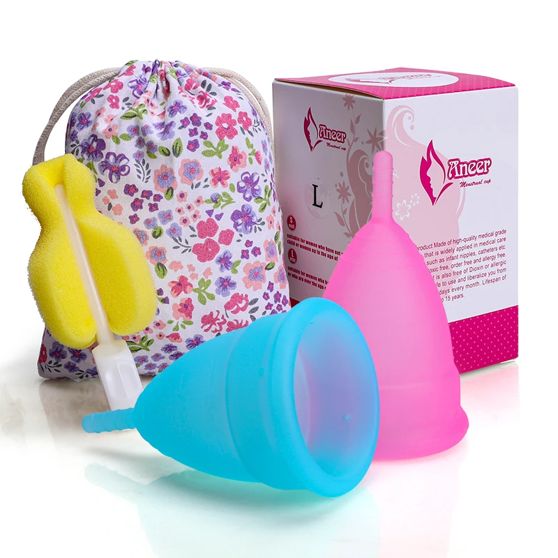 Wholesale Menstrual Cup Sterilizer Durable 100% Medical Silicone Lady Organic Copa Menstrual Cup