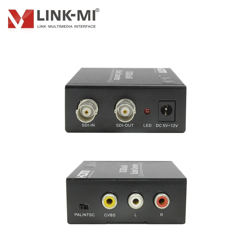 LINK-MI Авто Режим видео HD/3G SDI в композитный видео конвертер преобразование SMPTE 425 м уровень B выровнять 1080p 50/59.94/60