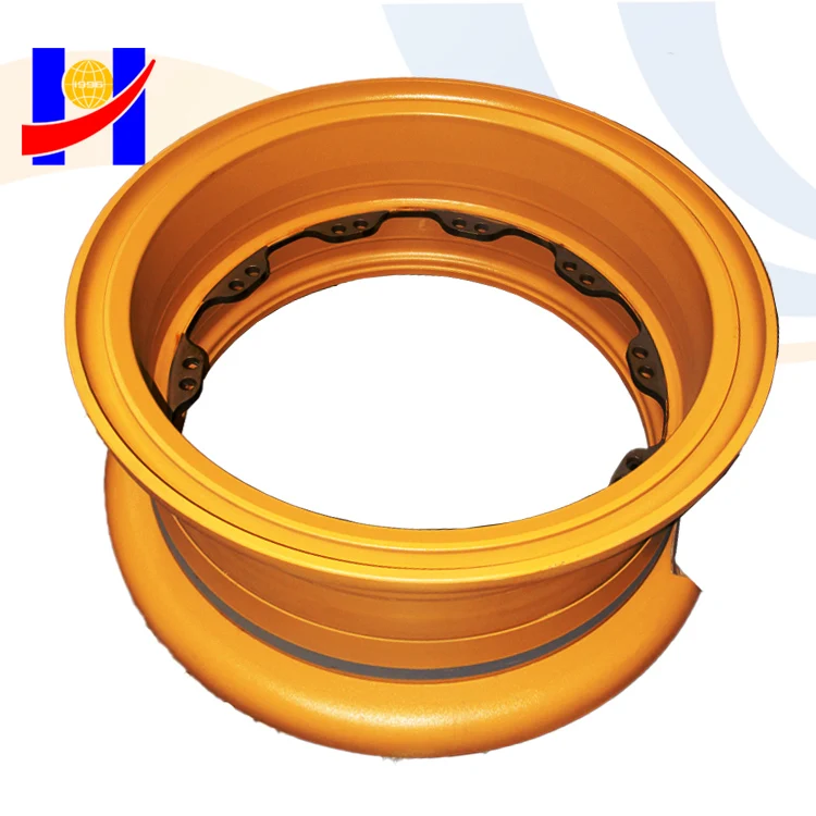 CAT 140M 140G Motor Grader tyre size 14.00-24 10PR (G-2) 24 inch steel wheel rim 24-10.00/1.7 OTR steel wheel rim