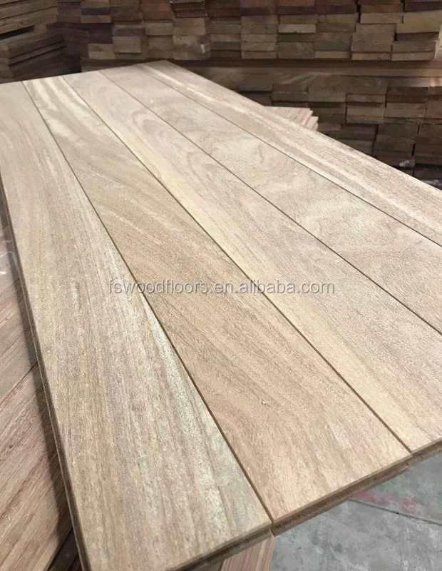 1800 mm length unfinished cumaru Brazilian teak solid hardwood flooring waterproof with high quality and good price