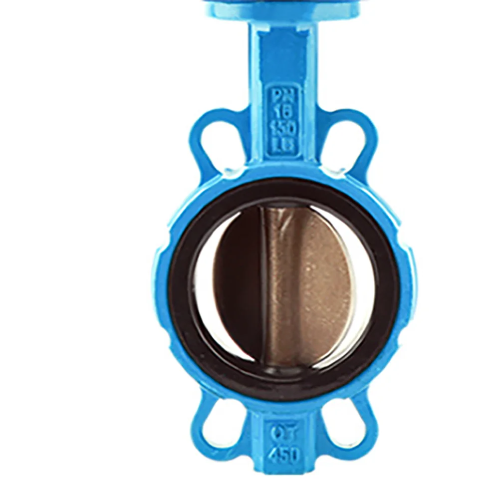 Китайский завод, простая конструкция, легкий чугунный клапан-бабочка, санитарный кислотостойкий Клапан-Бабочка