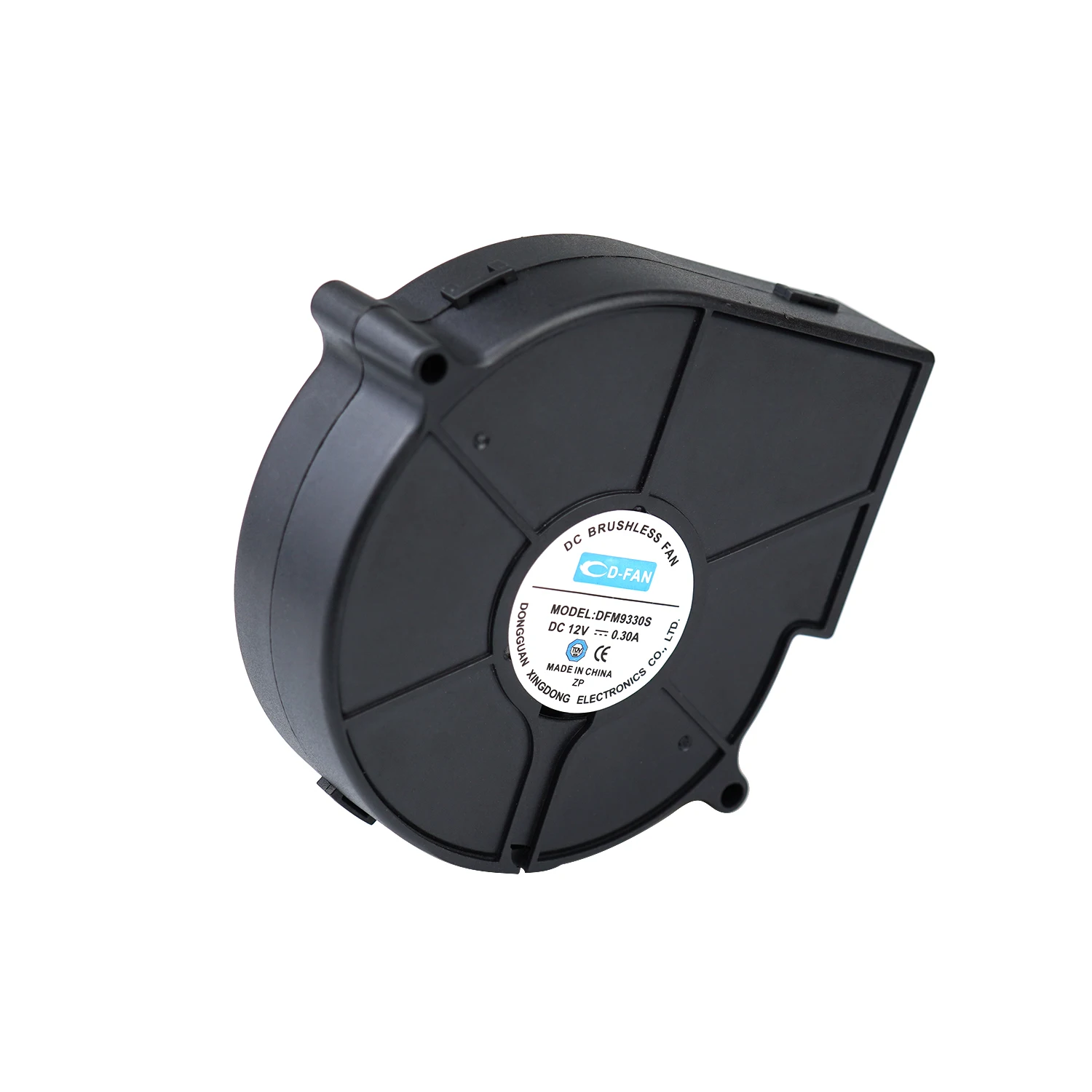 
93x93x30 centrifugal fan 12v 24v 3000RPM cooler fan 93mm DC blower for air purifier 